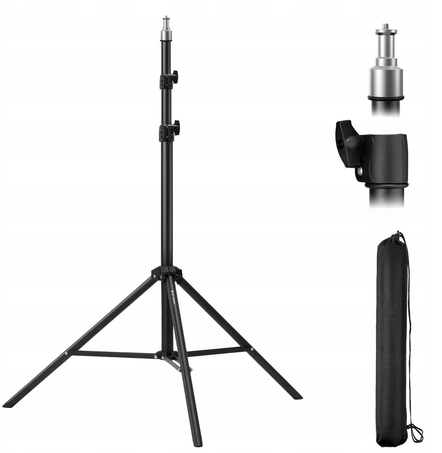 Statyw Kf Statyw Studyjny Studio Foto Oświetleniowy Fotograficzny 16mm 1/4" 200cm K&f / Kf34.041