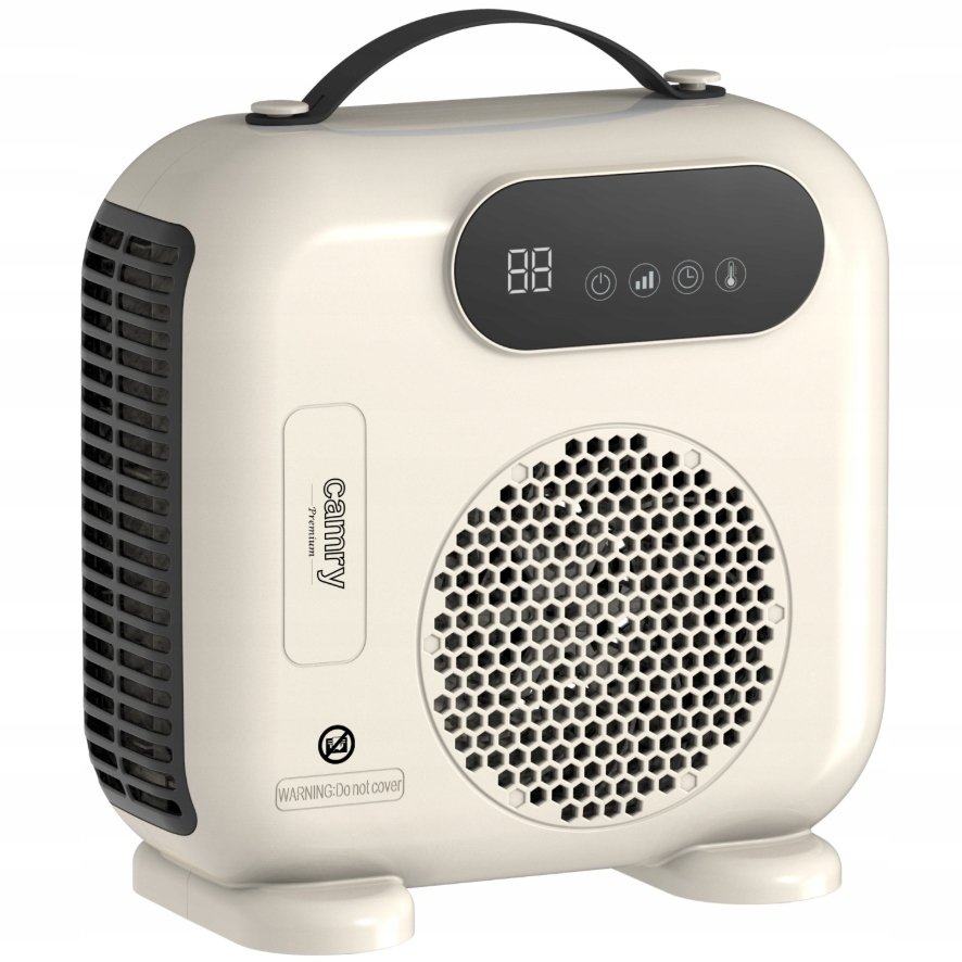 Termowentylator Adler CR 7759 Termowentylator LED z Pilotem | Timer 1-24h | Tryb Zimnego Nawiewu