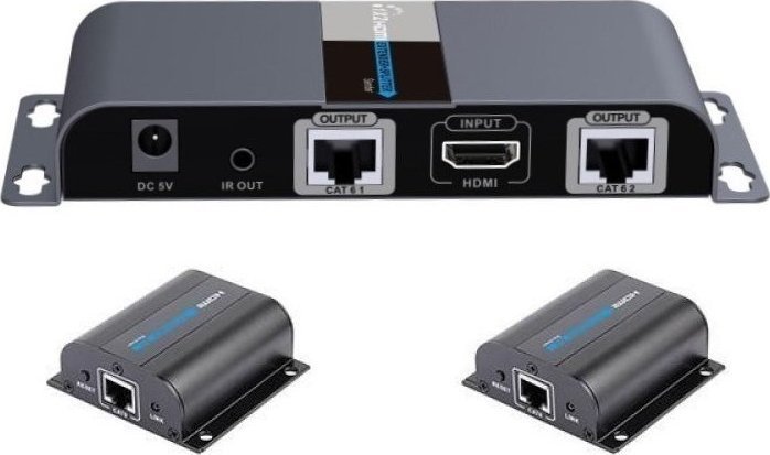 Фото - Персональний комп'ютер TECHLY System przekazu sygnału AV   HDMI 1x2 Extender/Splitter Set mi 