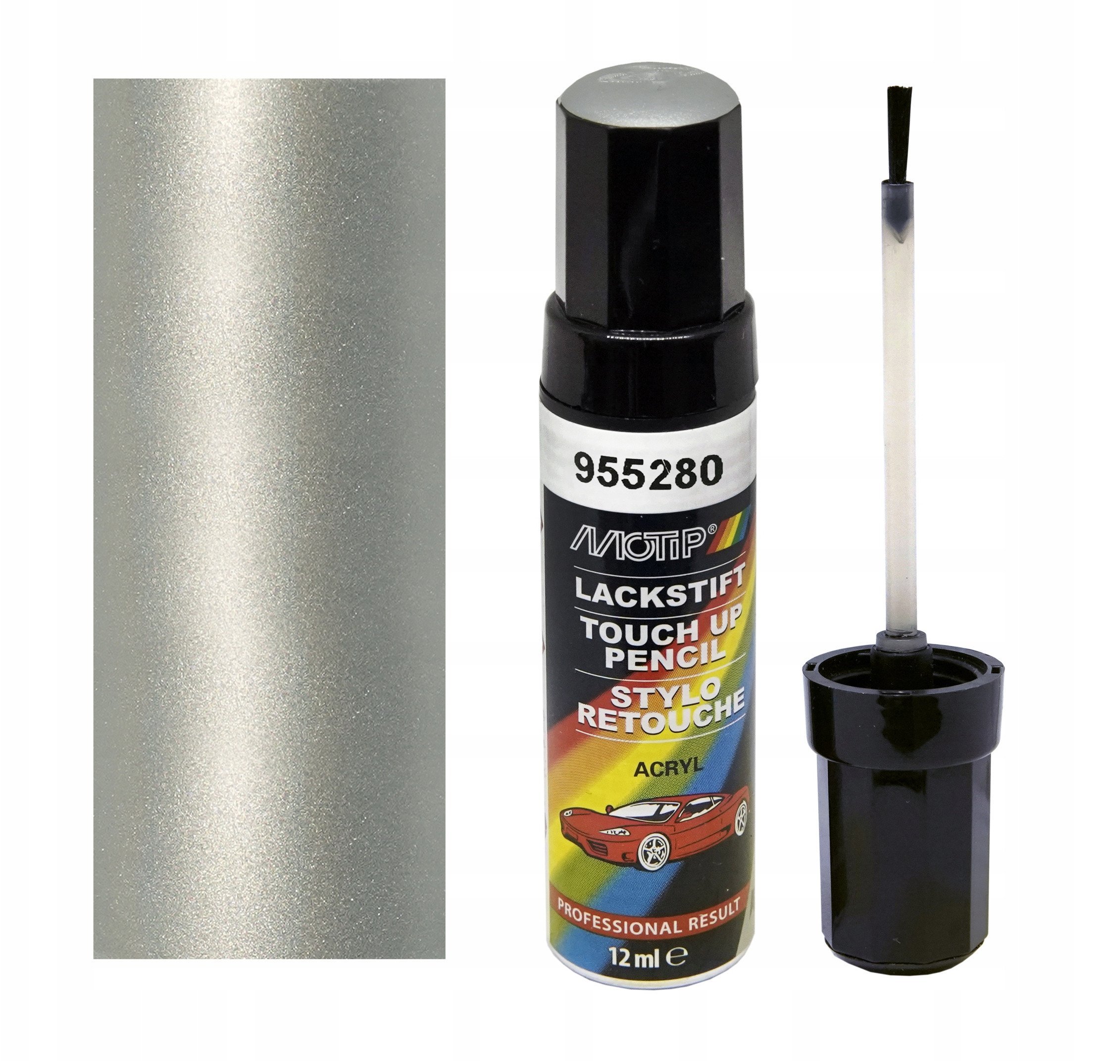 PAINT MOTIP SILVER 955280 METALLIC 12ML