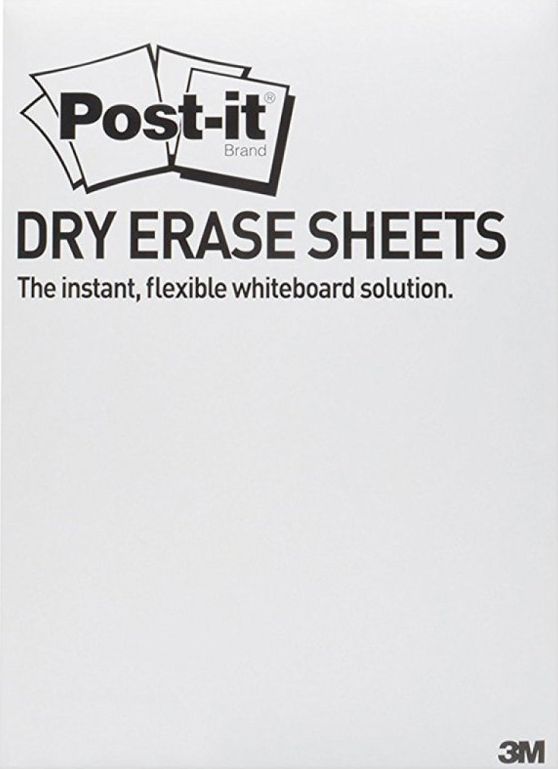 Фото - Дошка офісна Post-it Suchościeralna folia w arkuszach ® Dry Erase , (DEFPACKL-EU)