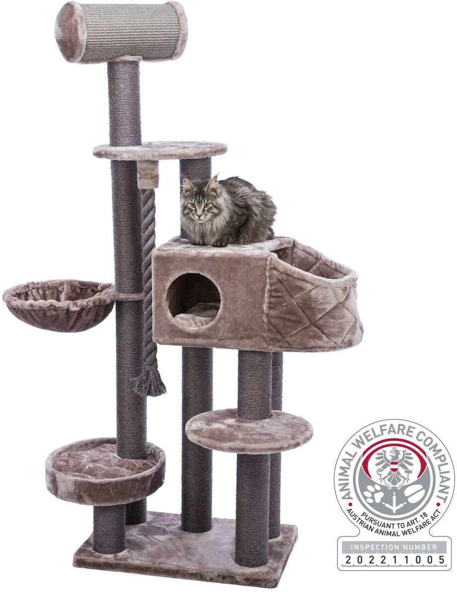 Trixie Andreas XXL, drapak stojący, dla kota, cappuccino, 70 x 190 x 48 cm, 2 kartony