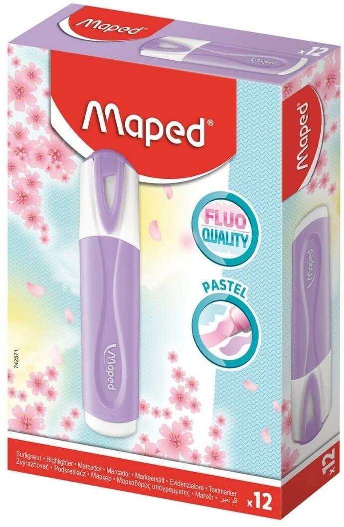 Maped Zakreślacz Classic Pastel fioletowy (12szt) EDUKAMP (3154147425718)