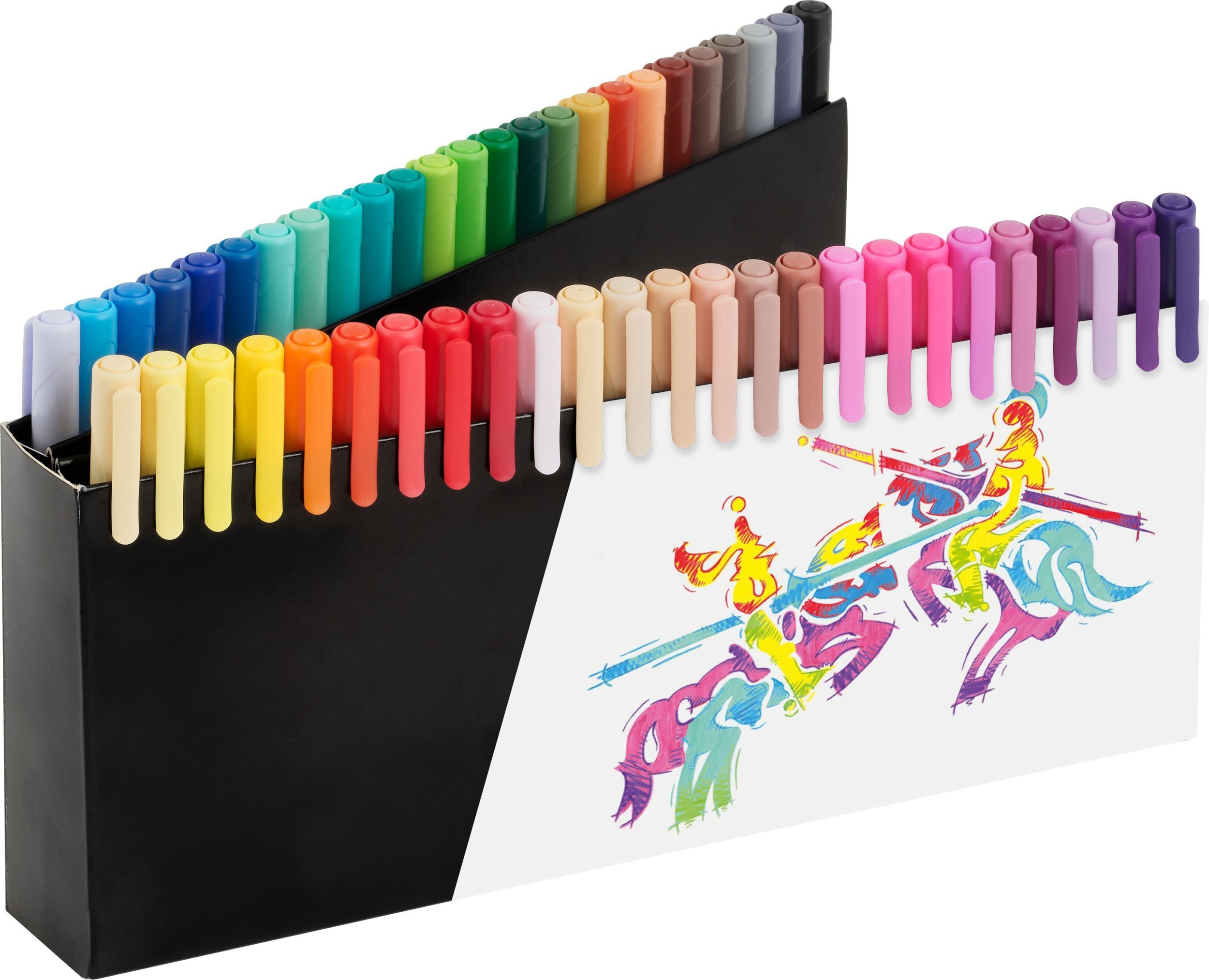 Faber-Castell Pisaki z końcówką pędzelkową 50 kolorów