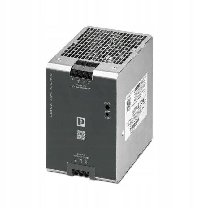Phoenix Contact Zasilacz impulsowy 100-240V AC/ 24V DC 480W 20A ESSENTIAL PS-EE-2G/1AC/24DC/480W/SC
