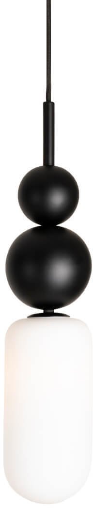 Lampa wisząca MAXlight Nowoczesna lampa wisząca NOVA P0641 do salonu kulki czarne białe