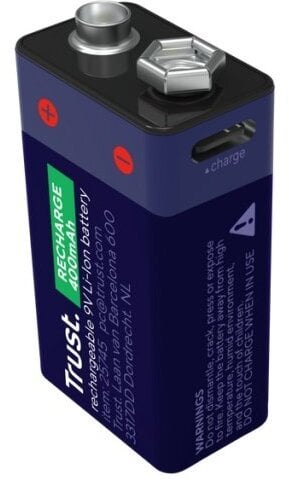 Akumulators Trust USB-C 9V 8713439257458 25745 (8713439257458)