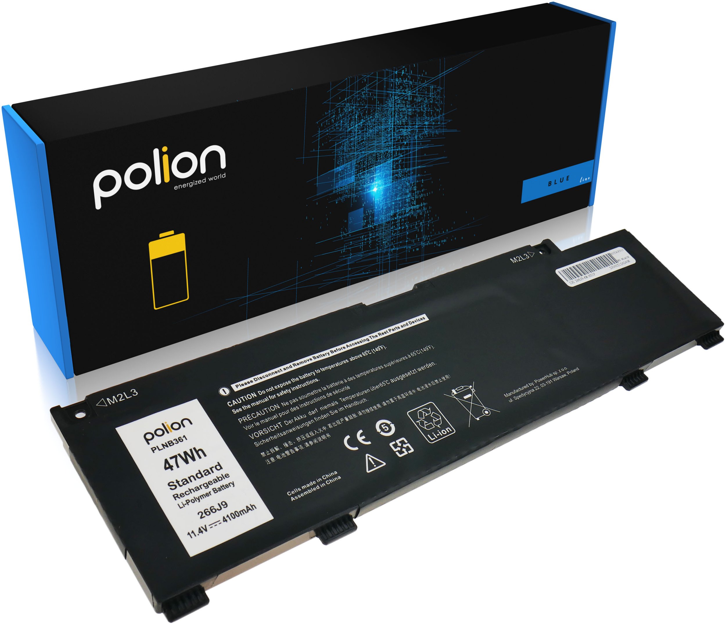Bateria do laptopa DELL 266J9 G3 15 3590 3790 3779 G5 Inspiron 1545 4100mAh