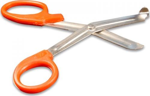 Ratujesz Nożyczki bezpieczne opatrunkowe 14 cm czerwone