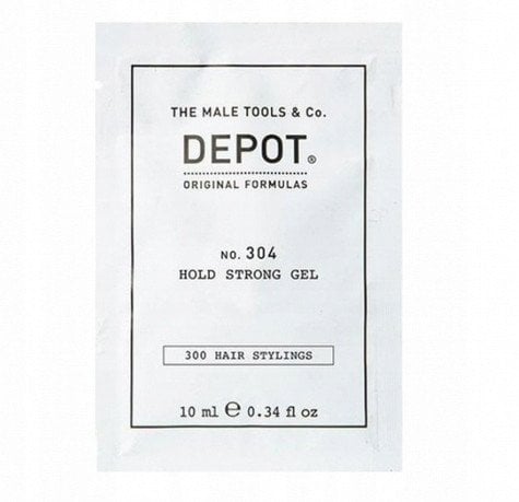 Depot Depot, 300 Hair Stylings No. 304, Botanical, Hair Styling Gel, For Styling, Strong Hold, 10 ml For Men