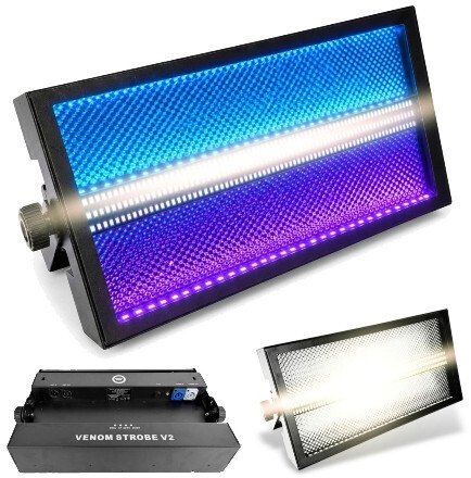LIGHT4ME Stroboskopowy efekt oświetleniowy LED DMX VENOM Strobe V2