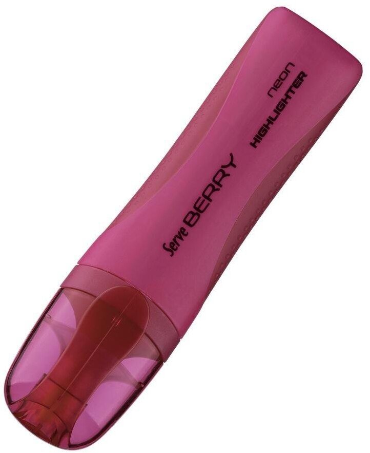 Serve Zakreślacz Berry neon różowy EDUKAMP (8680869447035)