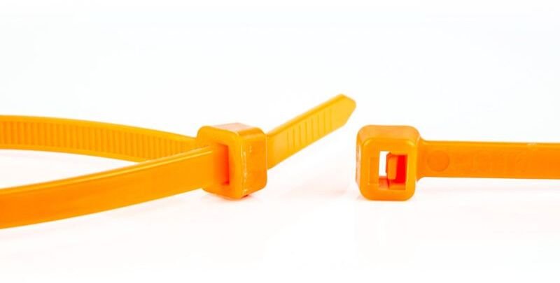 Stabilus WKK Złączki kablowe z tworzywa sztucznego Orange 100x2,5mm 100 St.