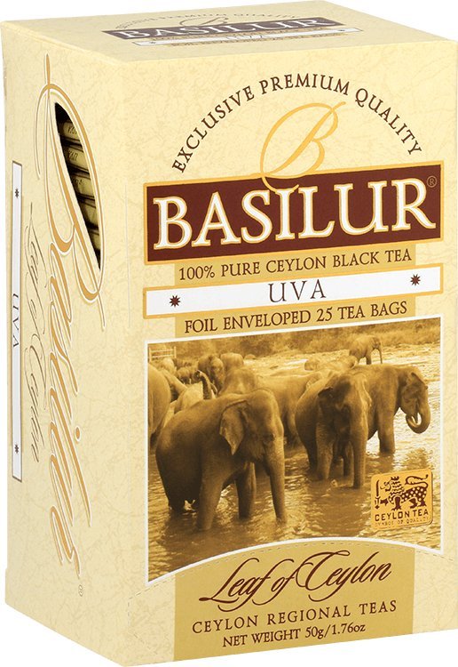Basilur Herbata czarna cejlońska Uva 25x2g