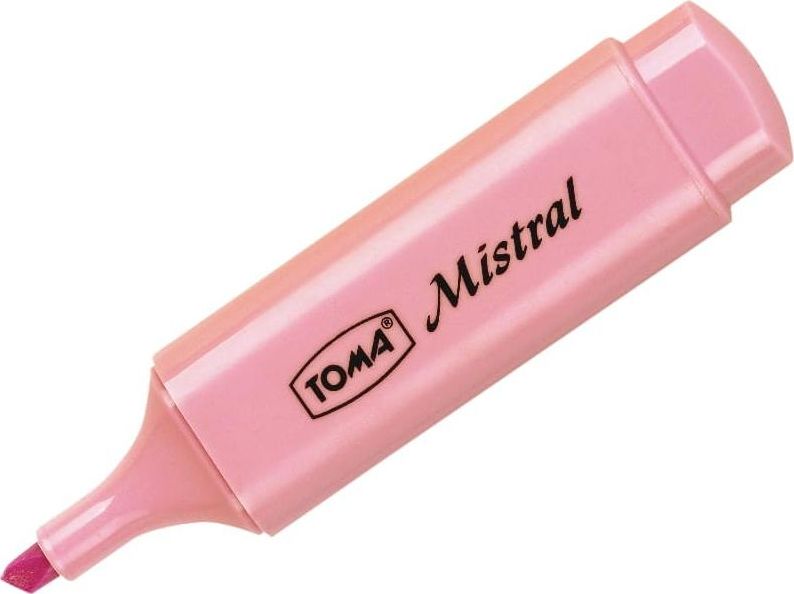 Toma Zakreślacz Mistral Pastel różowy (10szt) TOMA