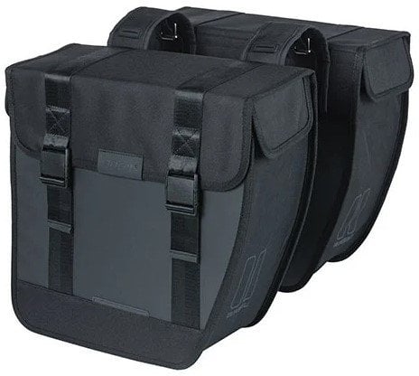 Basil Sakwa miejska podwójna BASIL TOUR XL WATERPROOF DOUBLE PANNIER BAG 35L, Universal Bridge Syste...