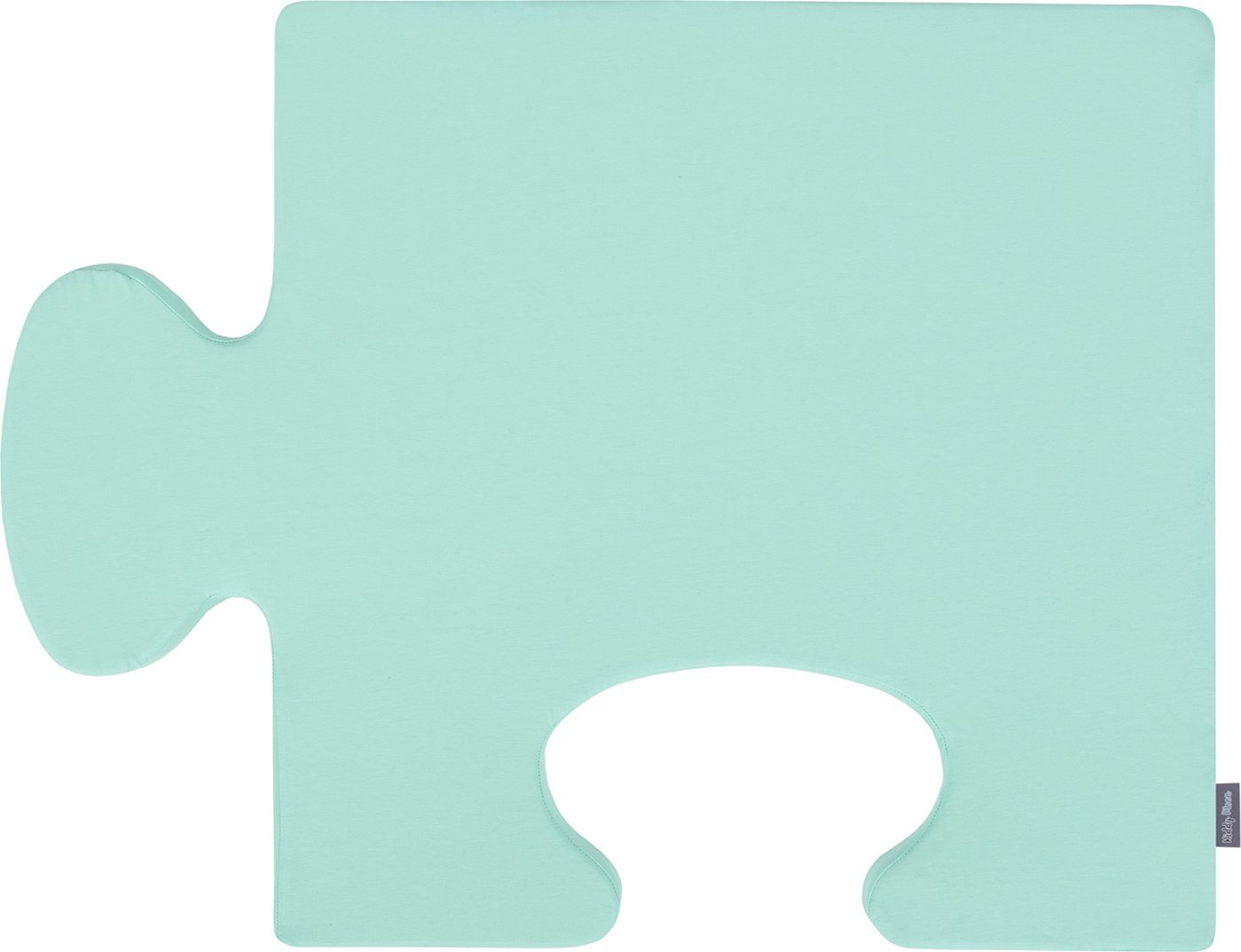 KiddyMoon Miękkie klocki 14cm sześciany: jasnoszary-różowy 6 Zabawka klocki z pianki