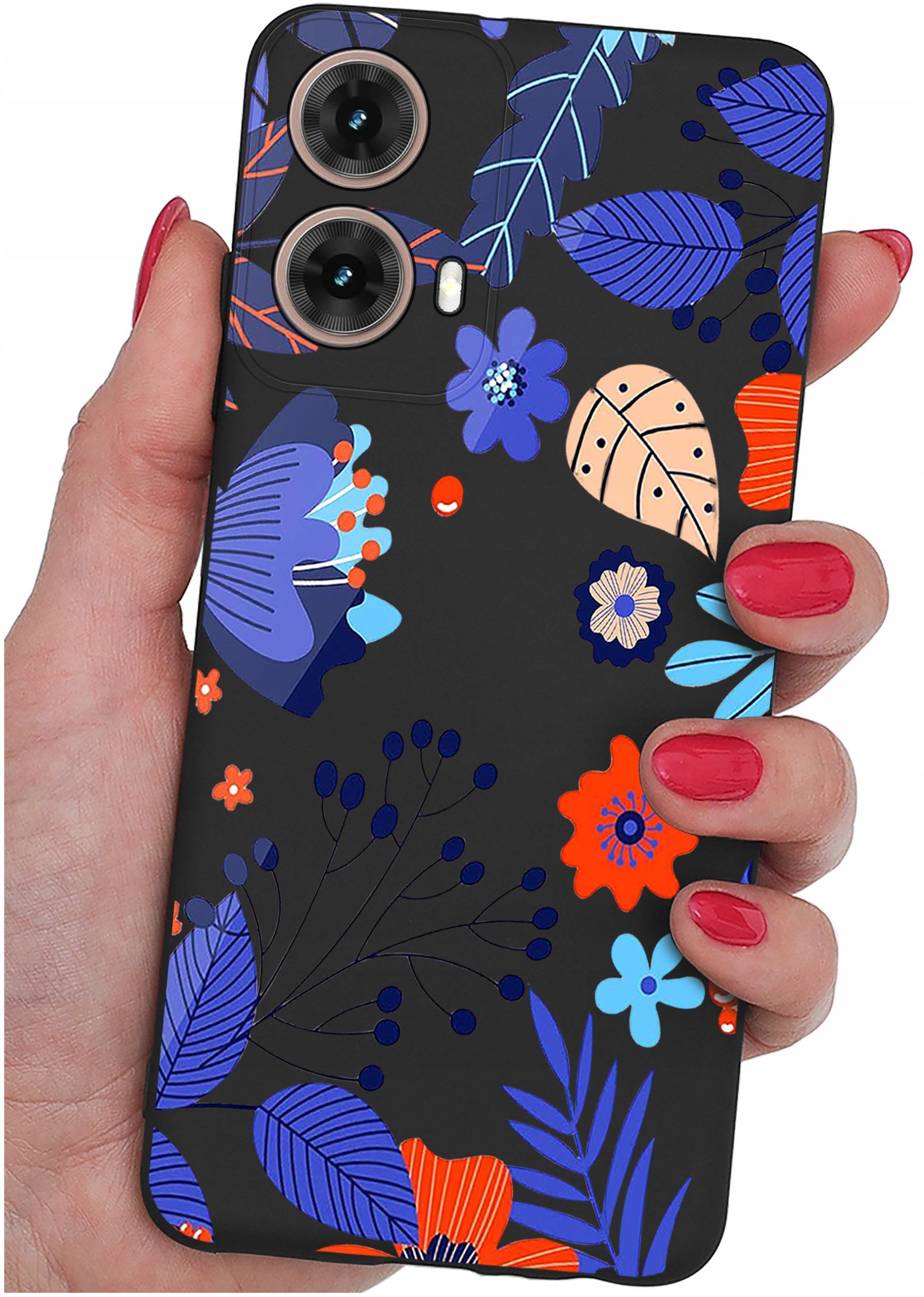 Etui do Motorola Moto G85 5G WZORY |SILIKONOWE MATT CASE