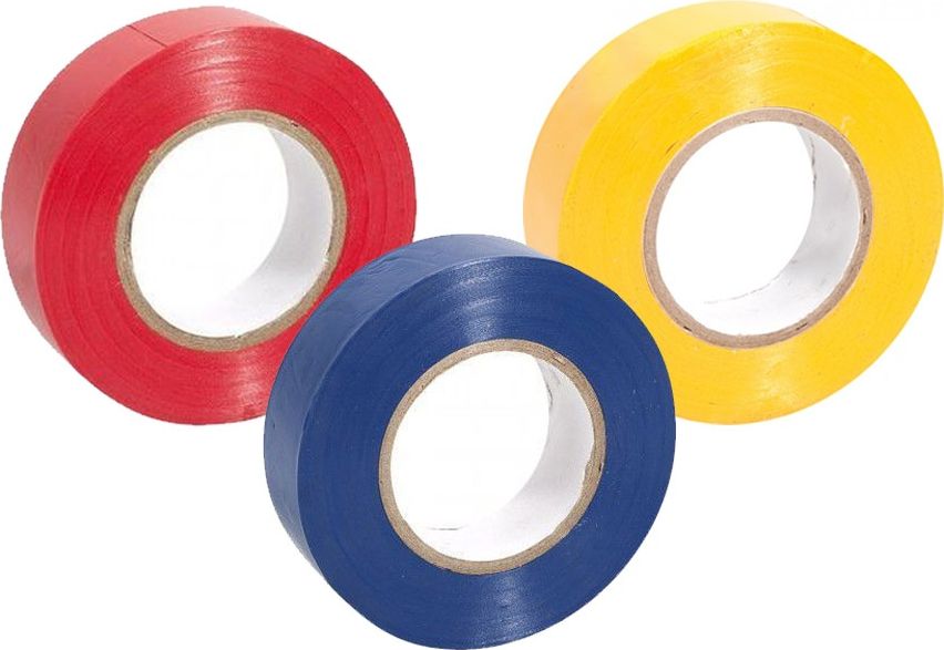 Select Tape zabezpieczający 1.9 cm czerwony one size