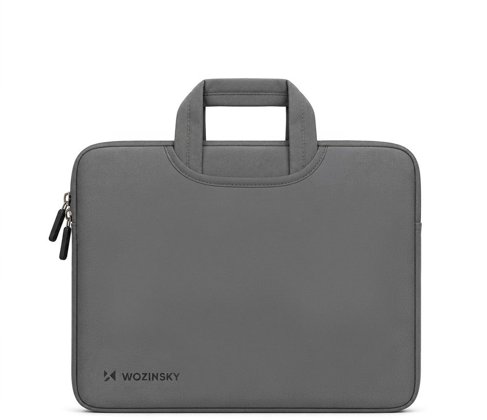 Torba Wozinsky Na laptop WNT-13G 13-14" z chowaną rączką neoprenowa - szara (5907769388491)