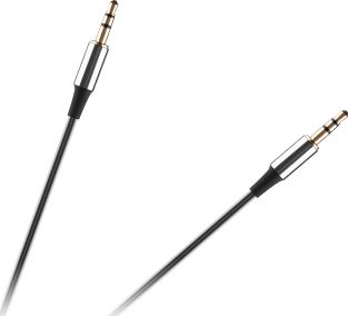 Kabel Rebel Tools Jack 3.5mm - Jack 3.5mm 1m czarny (RB-6008-100-B)