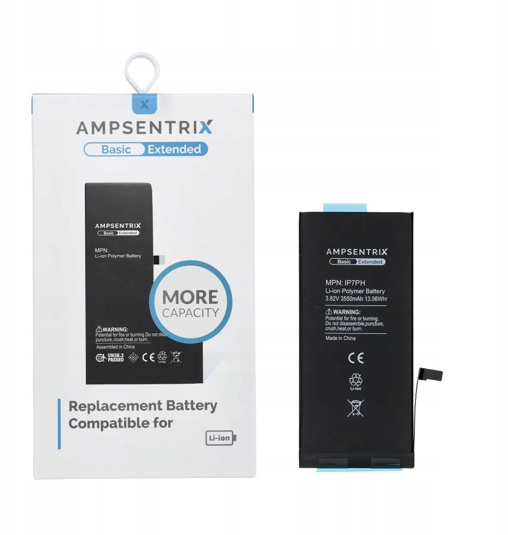AmpSentrix Basic bateria do iPhone 7 Plus (zwiększona pojemność)