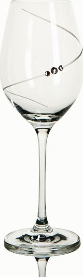 Фото - Склянка Diamante 2x Kieliszki do białego wina Silhouette 