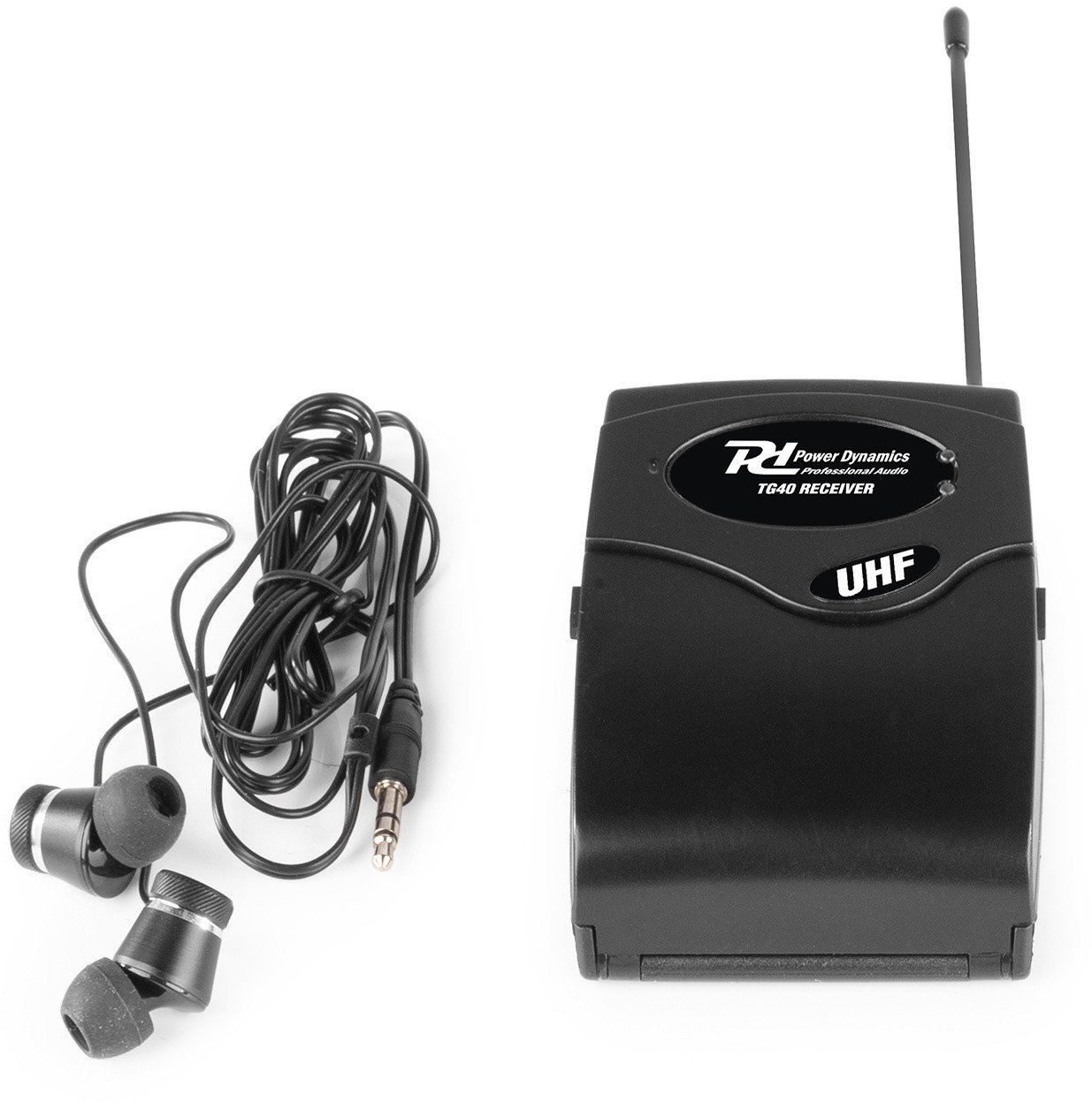 Mikrofon Power Dynamics Bezprzewodowy System Tour Guide TG40R odbiornik one size