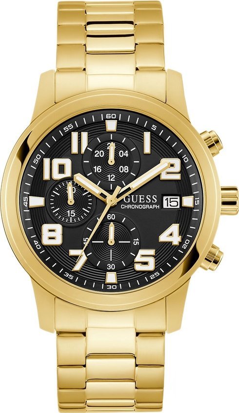 Фото - Наручний годинник GUESS Zegarek męski  GW0917G2 złoty 