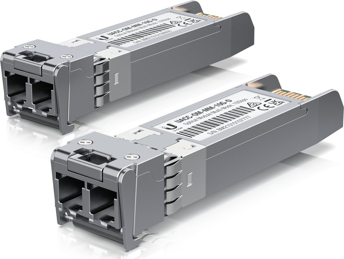   Ubiquiti Moduł optyczny SFP MonoModo UBIQUITI UACC-OM-SM-10G-D-20 20 Sztuk