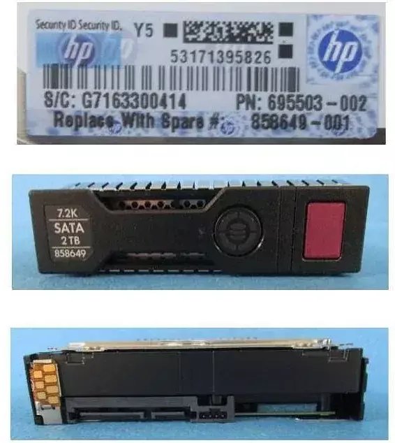 Dysk serwerowy HP 2TB LFF SC SATA 6G