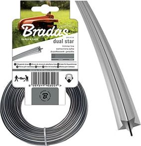 Bradas żyłka tnąca do kosiarek gwiazdka 2,0mm 15m (ZRG2015K)