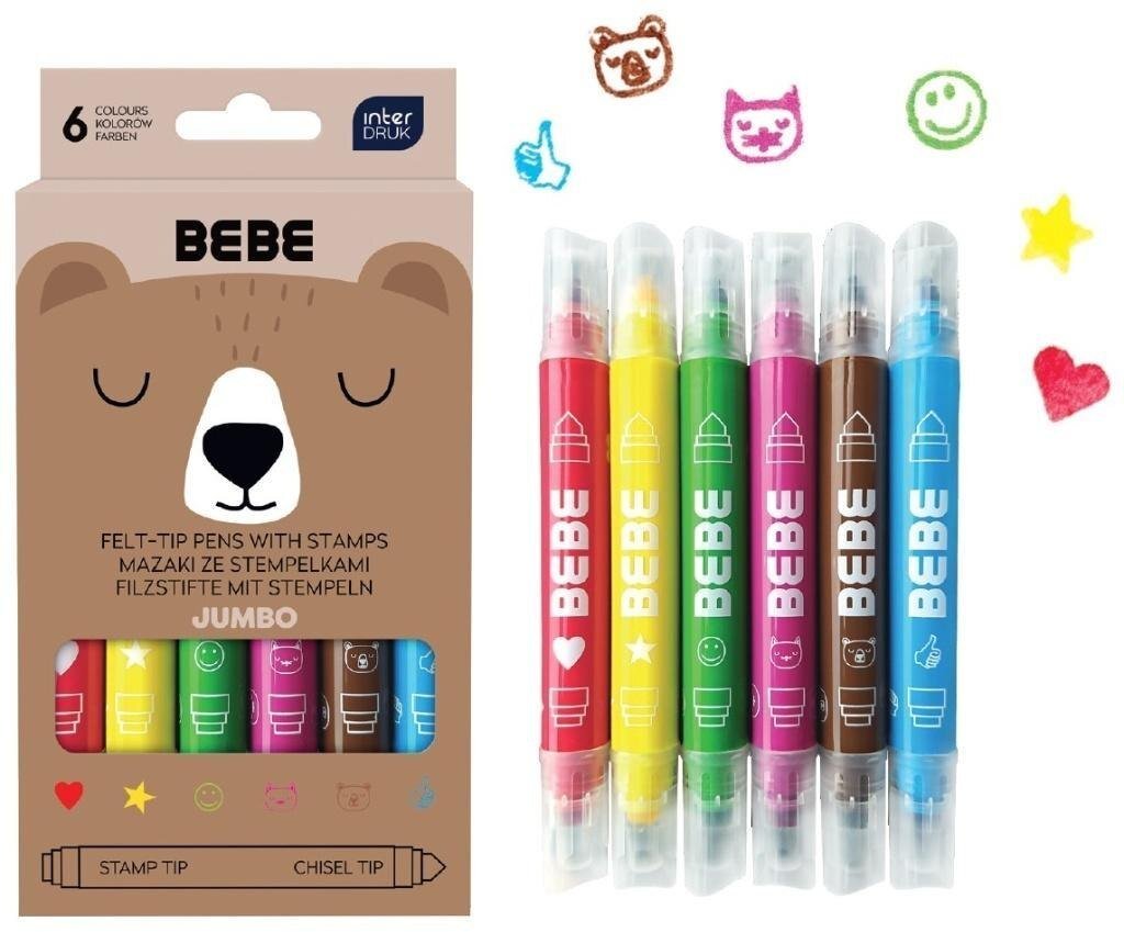 Interdruk Mazaki jumbo z pieczątką 6szt Bebe Friend