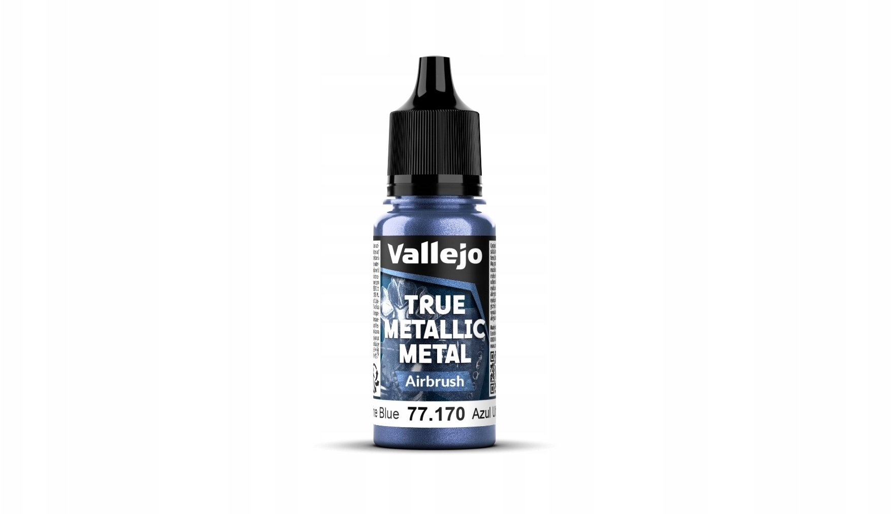 Vallejo Vallejo: 77.170 - True Metallic Metal - Airbrush - Ultramarine Blue (18 ml)