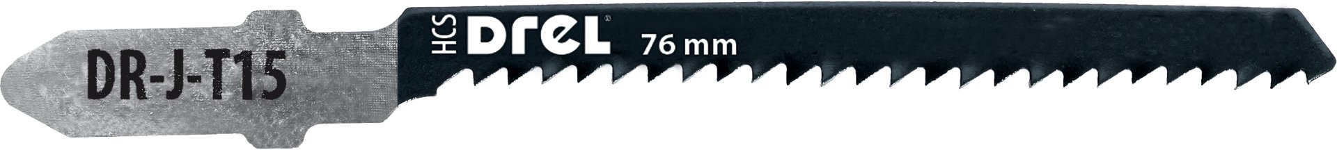 Drel DREL Brzeszczoty T 50 mm 12TPI do drewna PVC 5 szt