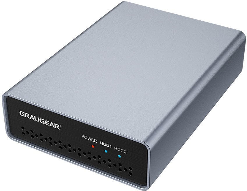 Kieszeń Graugear GRAUGEAR G-25RD2-AC-10G obudowa do dysków twardych Obudowa HDD/SSD Srebrny 2.5"