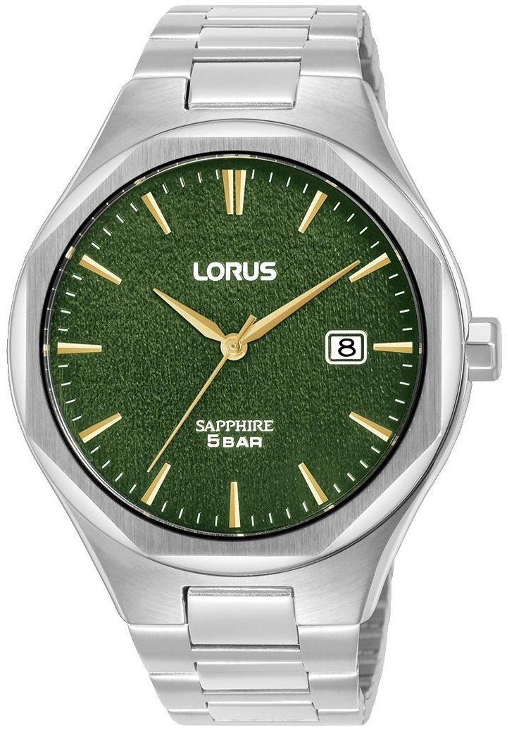 Zegarek Lorus meski RS977DX9 zielony 42 mm .
