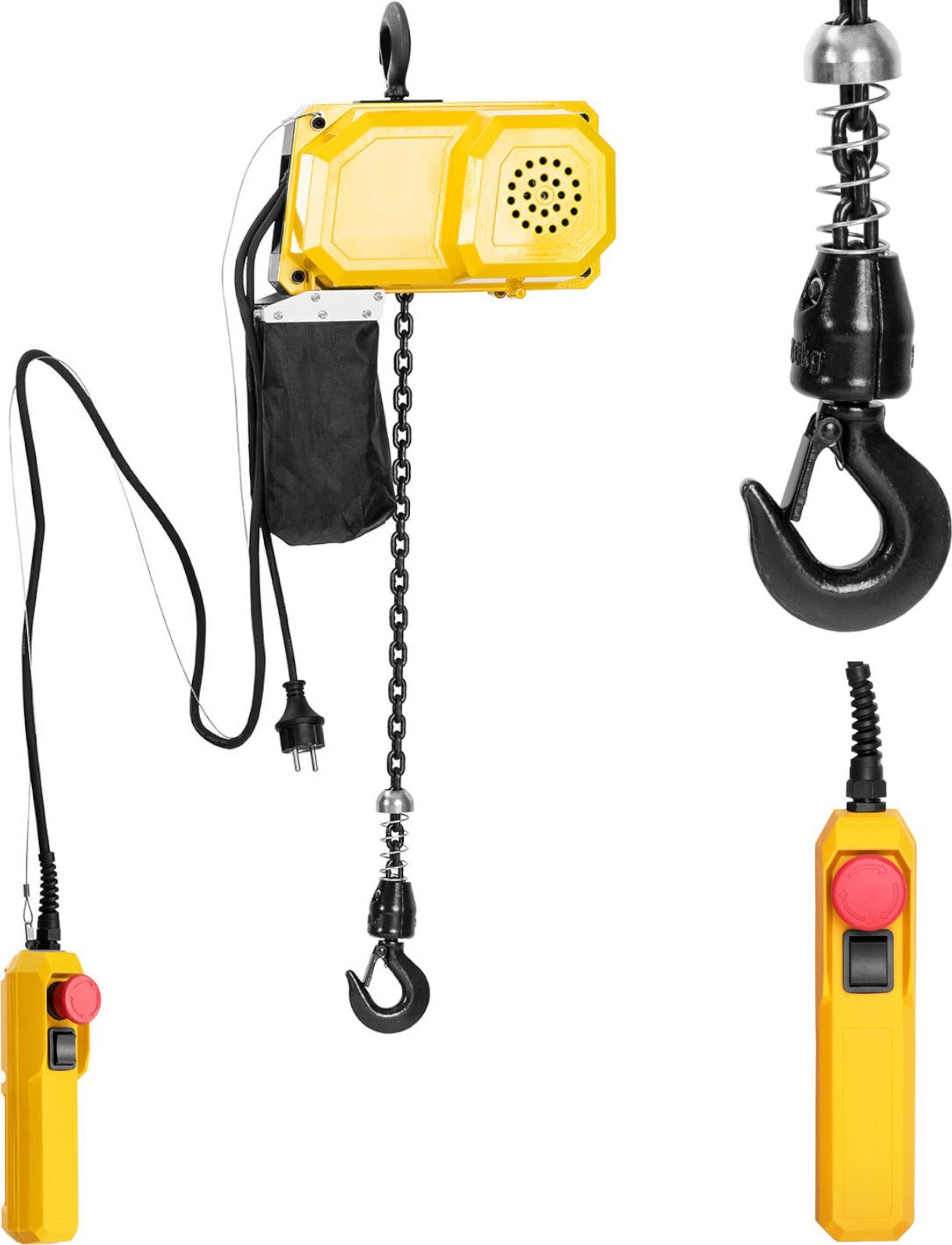 Steinberg Wciągarka wyciągarka łańcuchowa elektryczna warsztatowa 300 kg 3 m Wciągarka wyciągarka łańcuchowa elektryczna warsztatowa 300 kg 3 m