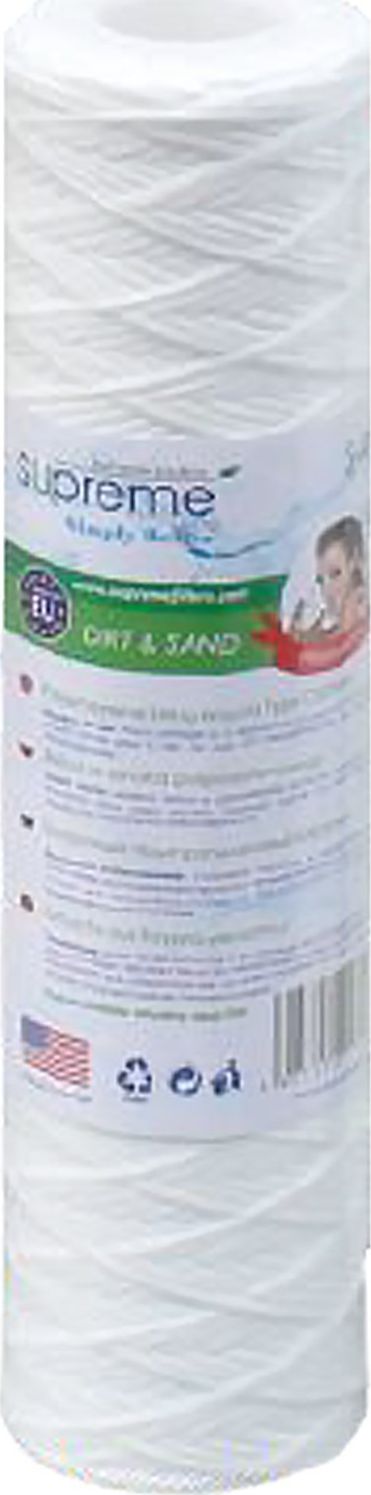 Supreme S-PS20 - Filtr sznurkowy Supreme, 20 mikronów, 10 cali