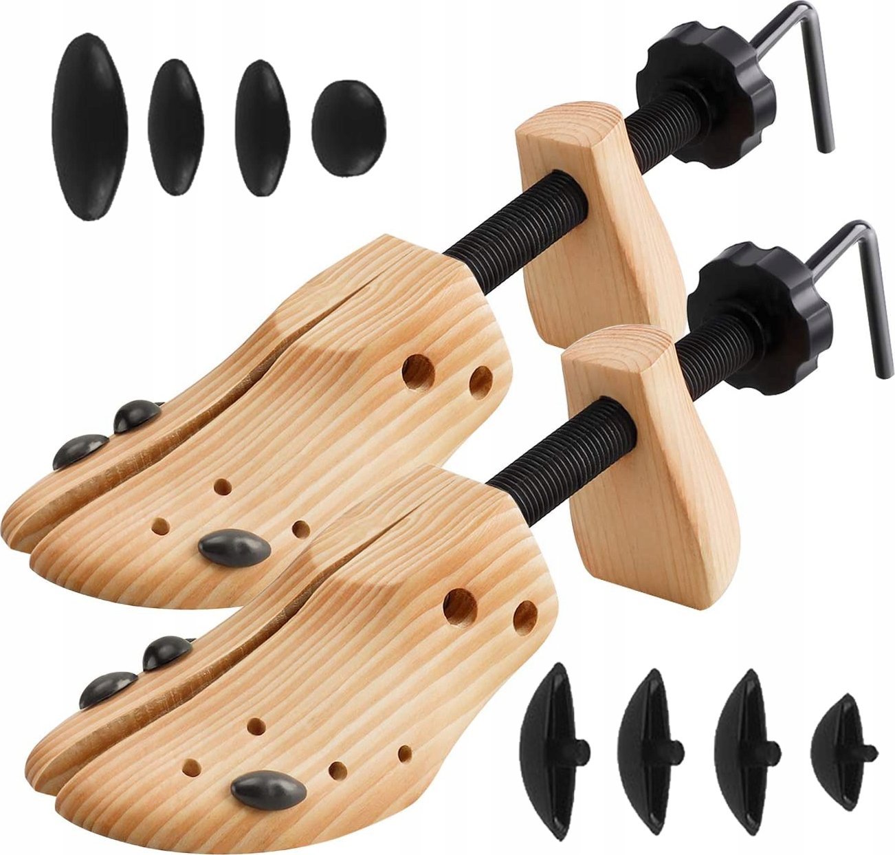 PRAWIDŁA DO BUTÓW DREWNIANE S8T 39-41 2szt