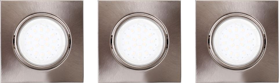 Eko-Light ZESTAW OCZEK KWADRATOWYCH 3x5W GU10