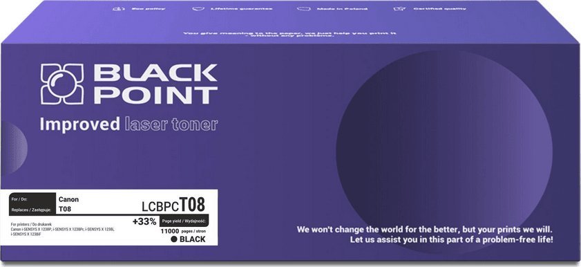 Фото - Чорнила й тонер Black Point Toner   LCBPCT08 zamiennik CANON T08  (black)