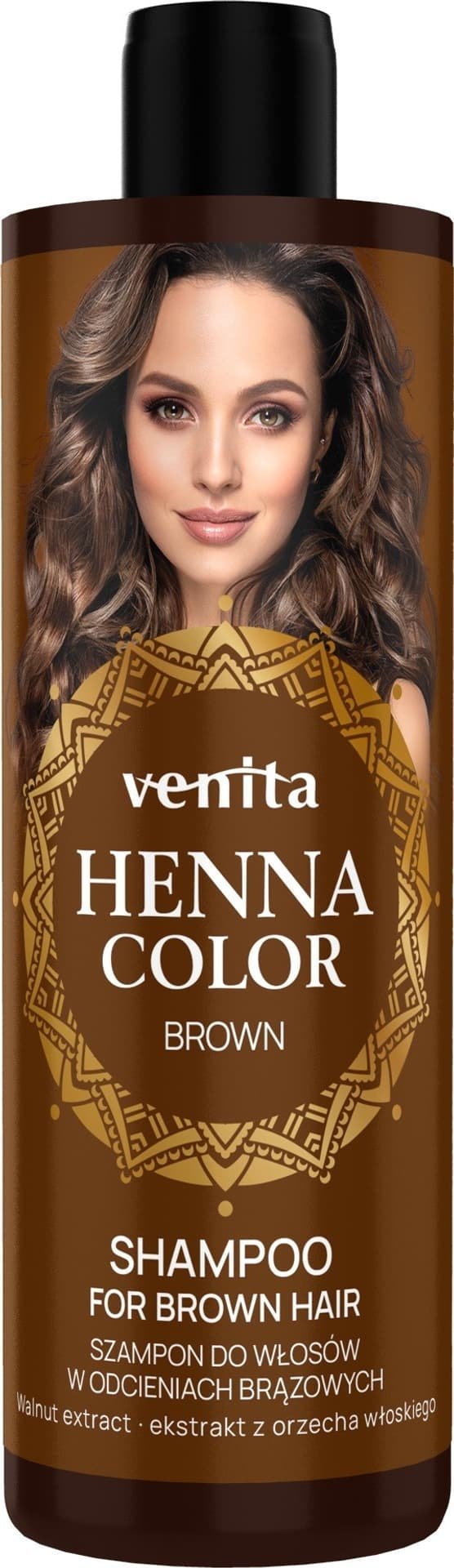 Venita Henna Color Szampon do włosów w odcieniach brązowych - Brązowy 300ml