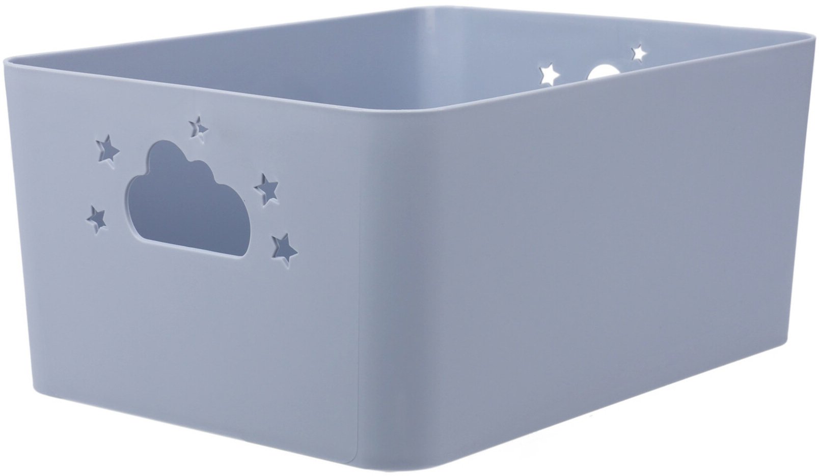 Koszyk do przechowywania NEBULA z uchwytami w kształcie chmurki i gwiazdki, wys. 11 cm