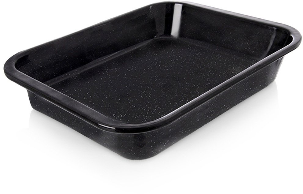 Orion Blacha do pieczenia emaliowana prostokątna głęboka 41x32x6 cm
