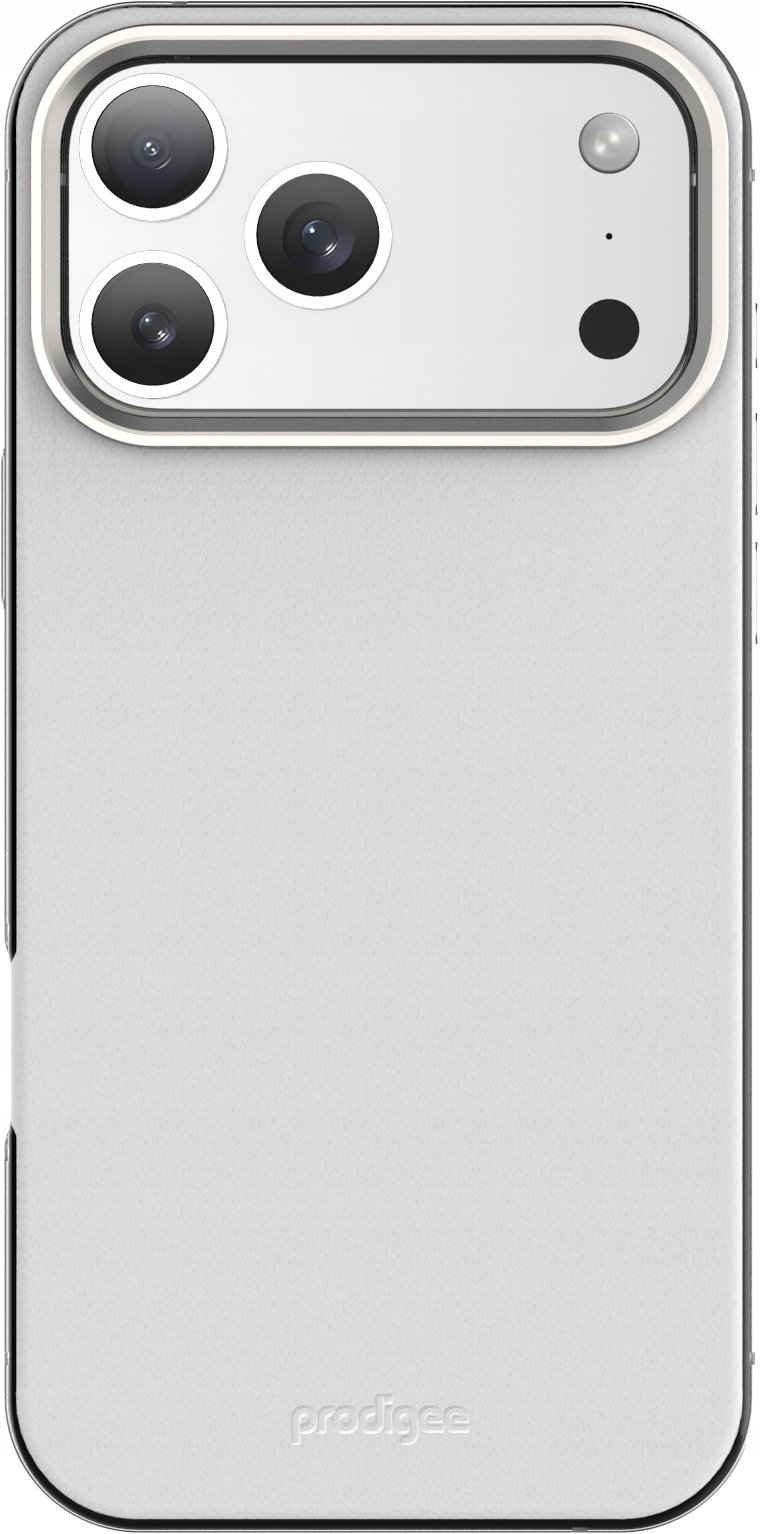 Prodigee Aluminium Edge etui z MagSafe do iPhone 17 Pro Max szare