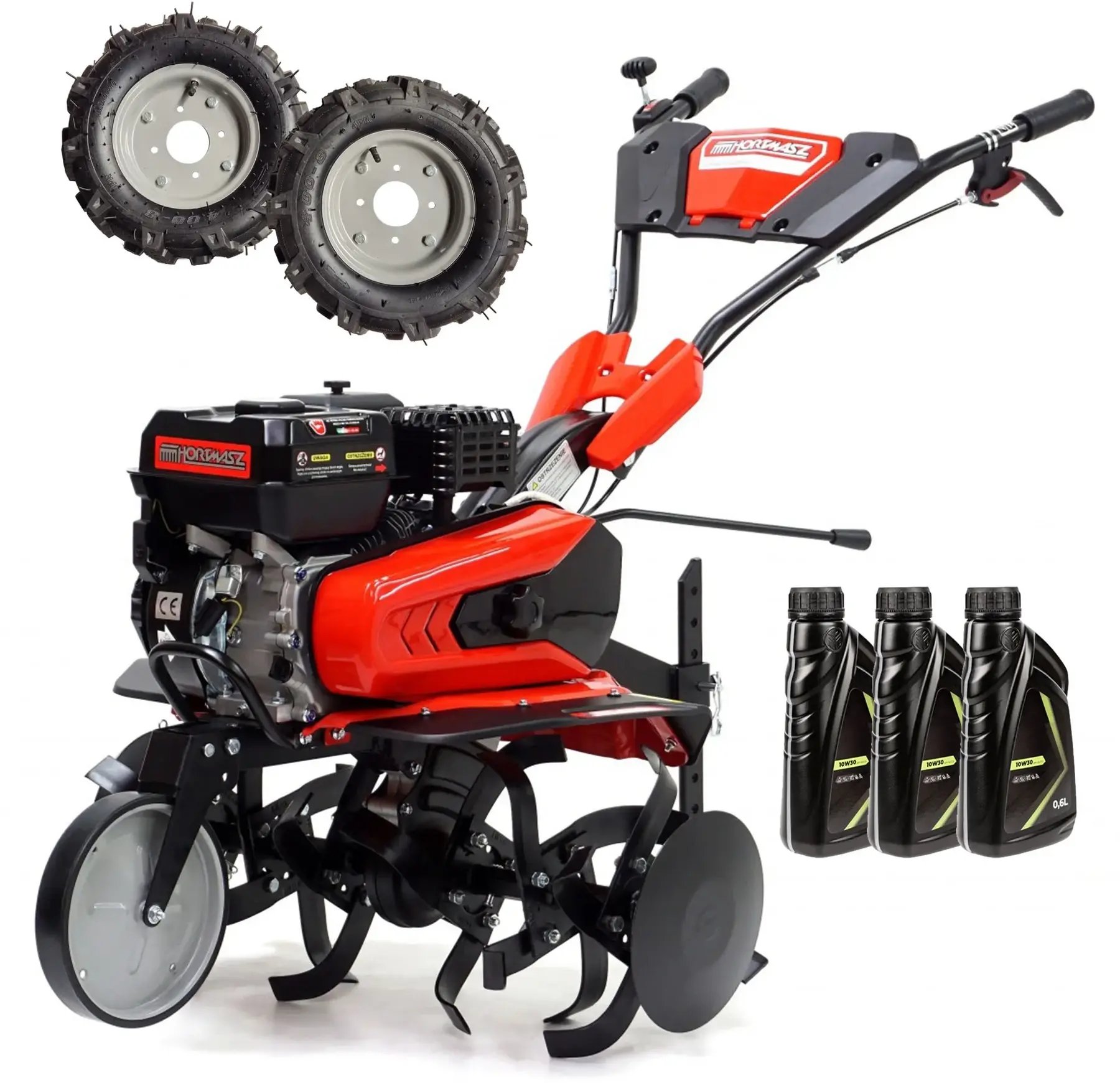 Glebogryzarka Hortmasz HGS LX750 HS212 spalinowa + koła gumowe