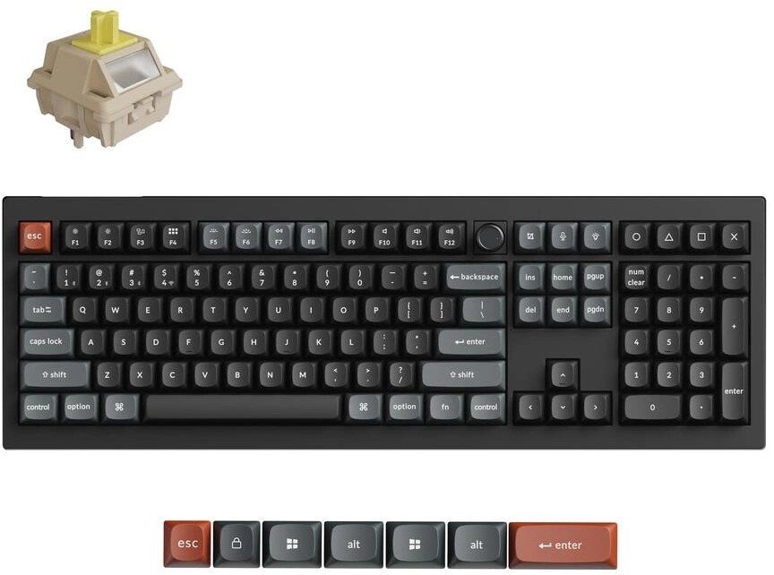 Klawiatura Keychron Wrl Ultra/Black V6 V6U-D4