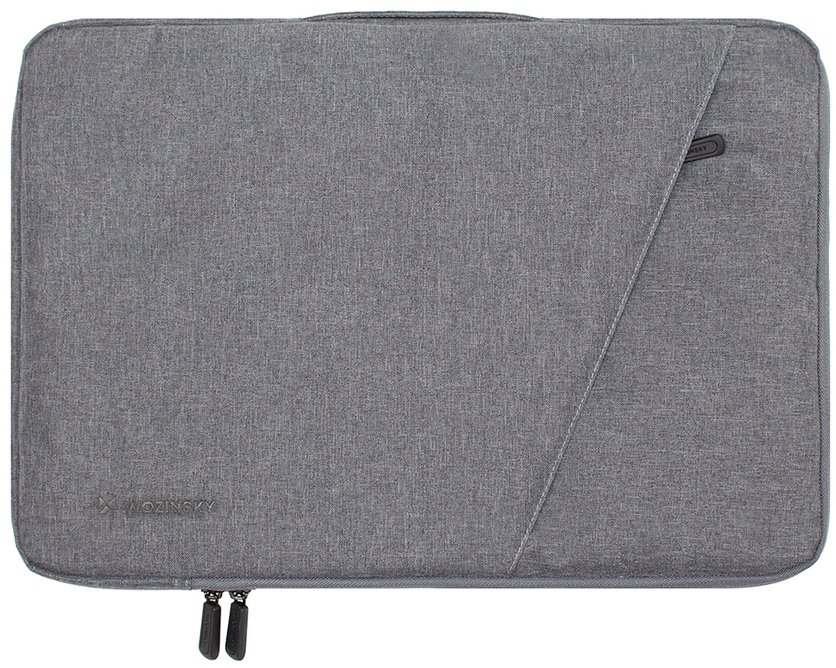 Torba Wozinsky Na laptop WTNP-17G 17" z chowaną rączką - szara (5907769387821)