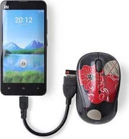 Adapter USB Mobilari USB-A - MicroUSB Czarny (M555003)